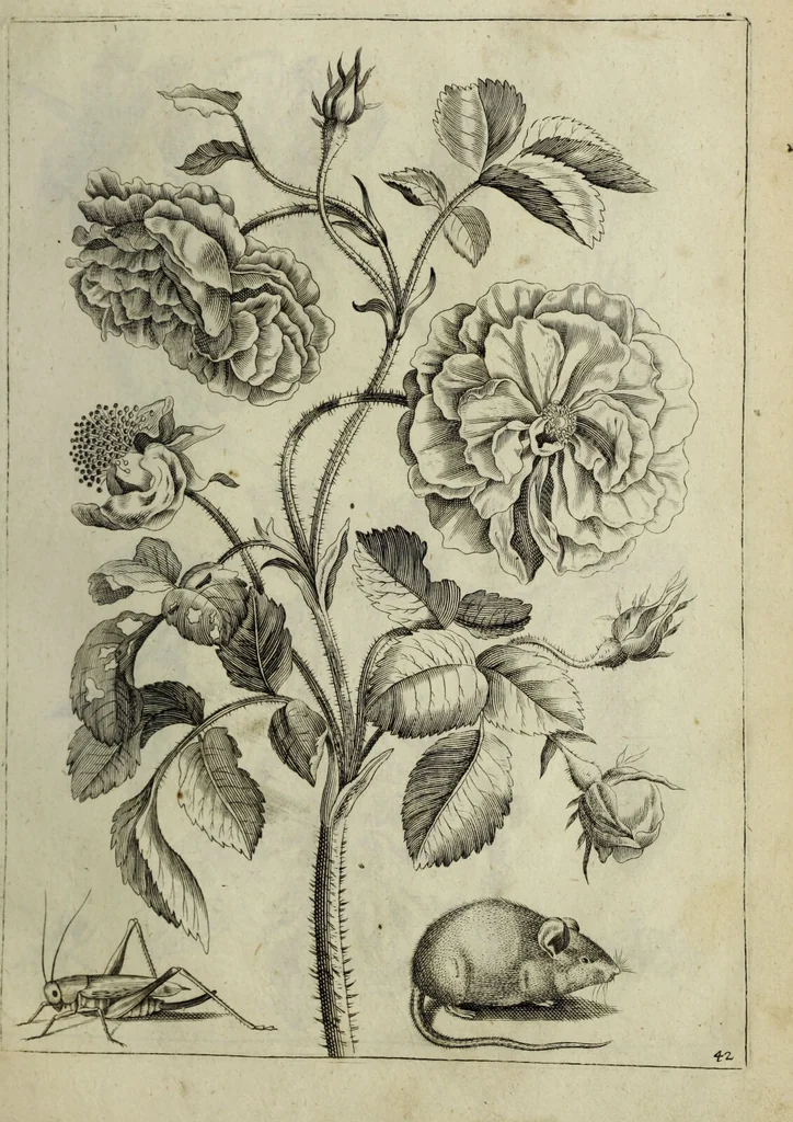 An illustration from Blumen und Insecten-Buch, darinnen auf das fleissigsten nicht allein die Blumen mit ihren Blättern nach den Leben ins Kupffer vor Augen gestellet; sondern auch jede Blume nach ihren eigentlichen Nahmen genennet, etc / [Anon]., 1790, leaf 101
