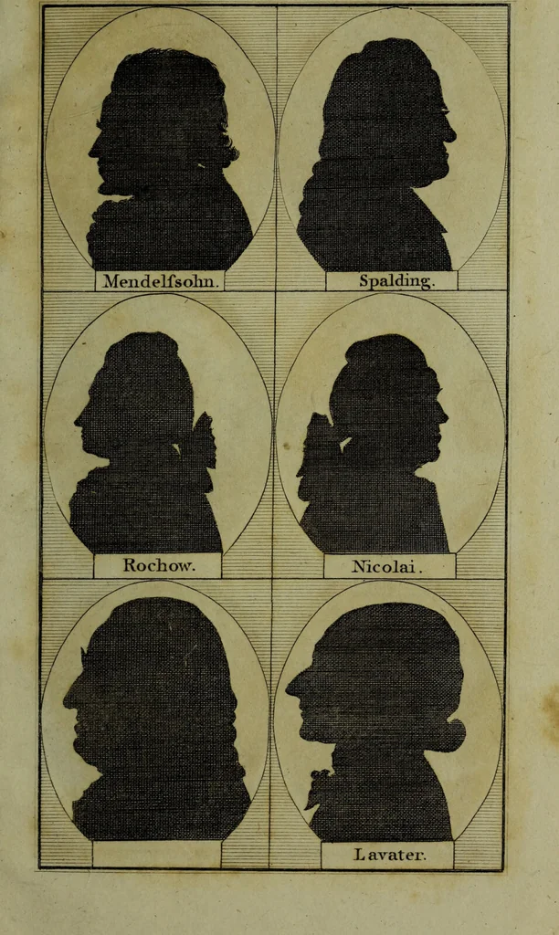 An illustration from Essays on physiognomy; for the promotion of the knowledge and the love of mankind / Written in the German language by J.C. Lavater. Abridged from Mr. Holcroft's translation., 1793, leaf 319