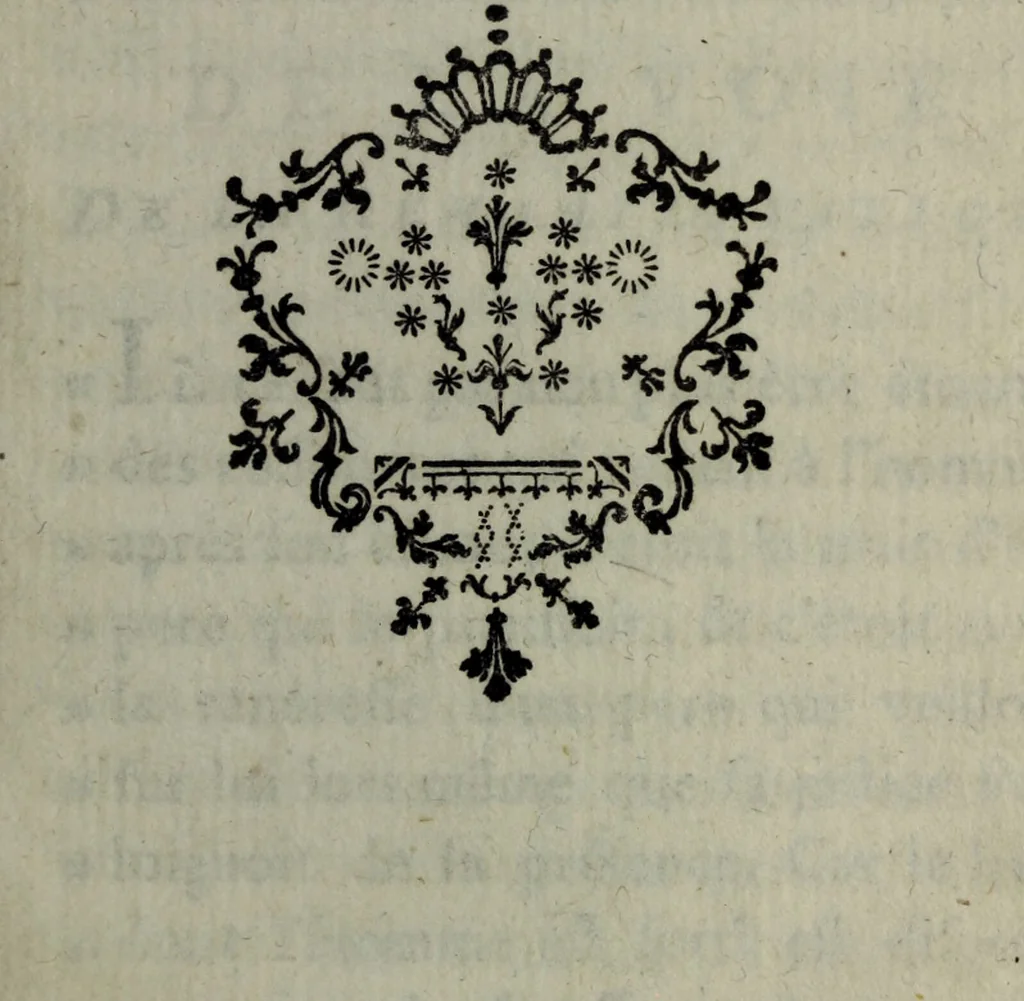 An illustration from Le diadème des sages, ou, démonstration de la nature inférieure; dans lequel on trouvera une analyse raisonnée du livre des Erreurs et de la vérité [de L.C. de Saint-Martin]; une dissertation étendue sur la médecine universelle, avec une allégorie sur cette matière traduite de l'original anglois: la fausseté du système du Sr. Meyer sur l'acidum pingue, ainsi qu'un éclaircissement sur la végétation ... / Par Phylantropos, Citoyen du Monde., 1781, leaf 65