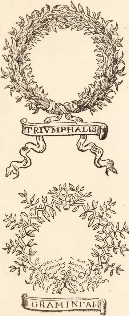 An illustration from Loves garland, or, Posies for rings, hand-kerchers, & gloves and such pretty tokens that lovers send their loves. A reprint. Whereunto is added a collection of posie mottoes ... entitled, Ye garland of ye Sette of odd volumes. To which is prefixed an introduction, in which some trite things are said concerning the efforts of the early alchemists to transmute the baser metals into gold ... / by James Roberts Brown., 1883, leaf 47