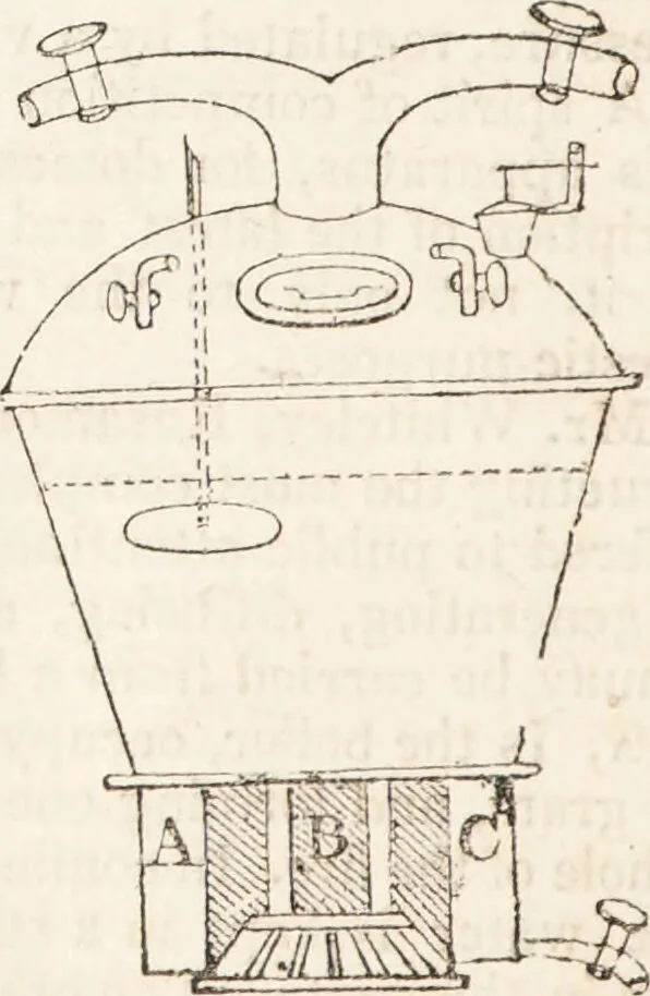 An illustration from One thousand processes in manufactures and experiments in chemistry / [Colin Mackenzie]., 1825, leaf 180