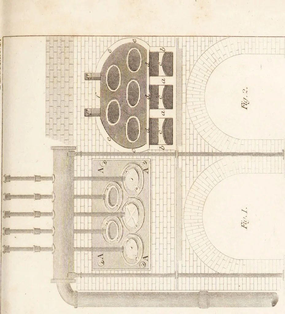 An illustration from One thousand processes in manufactures and experiments in chemistry / [Colin Mackenzie]., 1825, leaf 367