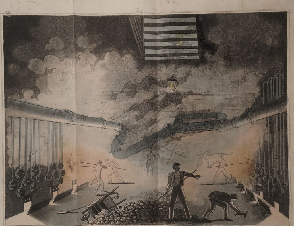 An illustration from One thousand processes in manufactures and experiments in chemistry / [Colin Mackenzie]., 1825, leaf 8