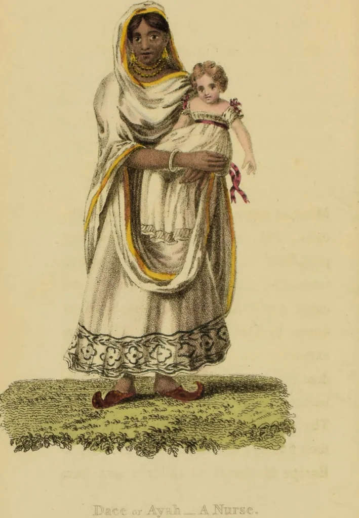 An illustration from Asiatic costumes; a series of forty-four coloured engravings, from designs taken from life: with a description to each subject / By Captain Smith, 44th Regiment., 1828, leaf 102
