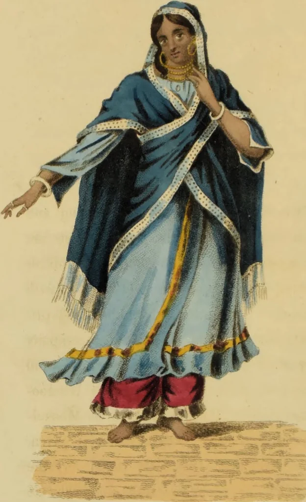 An illustration from Asiatic costumes; a series of forty-four coloured engravings, from designs taken from life: with a description to each subject / By Captain Smith, 44th Regiment., 1828, leaf 22