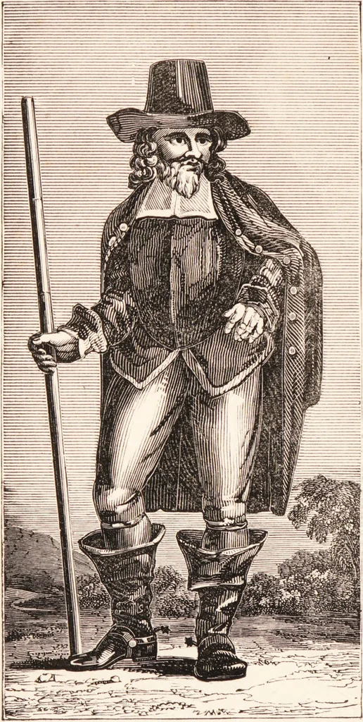 An illustration from A collection of rare and curious tracts, relating to witchcraft in ... Kent, Essex, Suffolk, Norfolk, and Lincoln, between ... 1618 and 1664 / Reprinted verbatim from the original editions., 1838, leaf 6