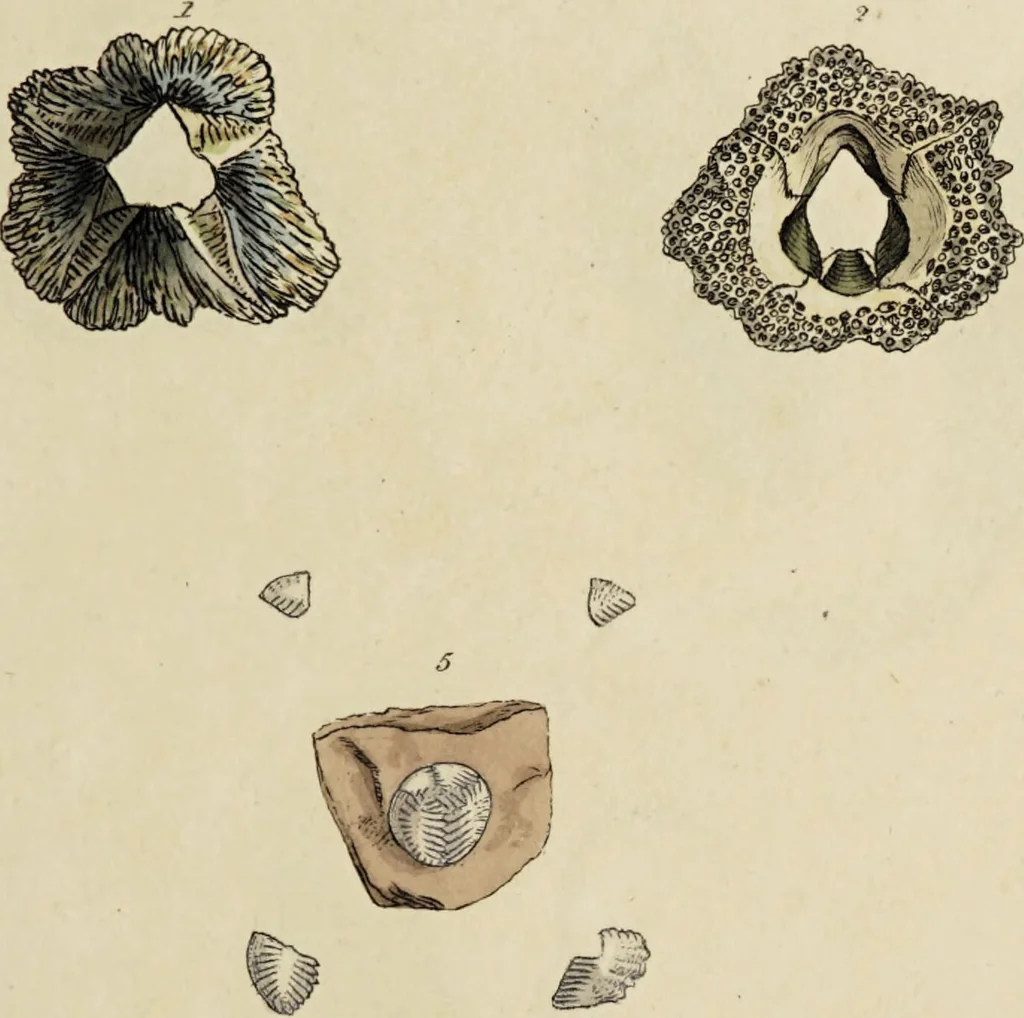 An illustration from General conchology; or, a description of shells arranged according to the Linnean system. And illustrated with plates drawn and coloured from nature. Vol. 1 / by W. Wood., 1815, leaf 351