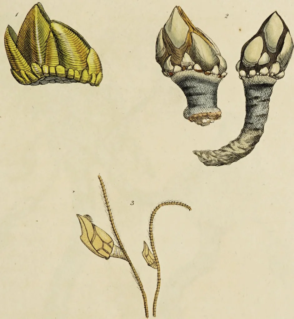 An illustration from General conchology; or, a description of shells arranged according to the Linnean system. And illustrated with plates drawn and coloured from nature. Vol. 1 / by W. Wood., 1815, leaf 353