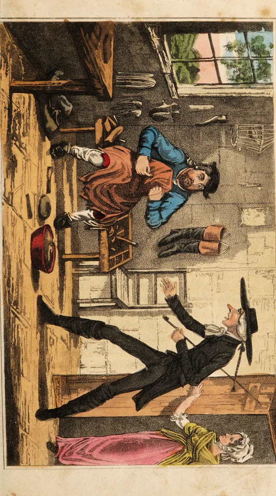 An illustration from Doctor Comicus; or the frolics of fortune. A comic satirical poem, for the squeamish and the queer. In twelve cantos / By a surgeon. Illustrated with numerous plates., 1828, leaf 125