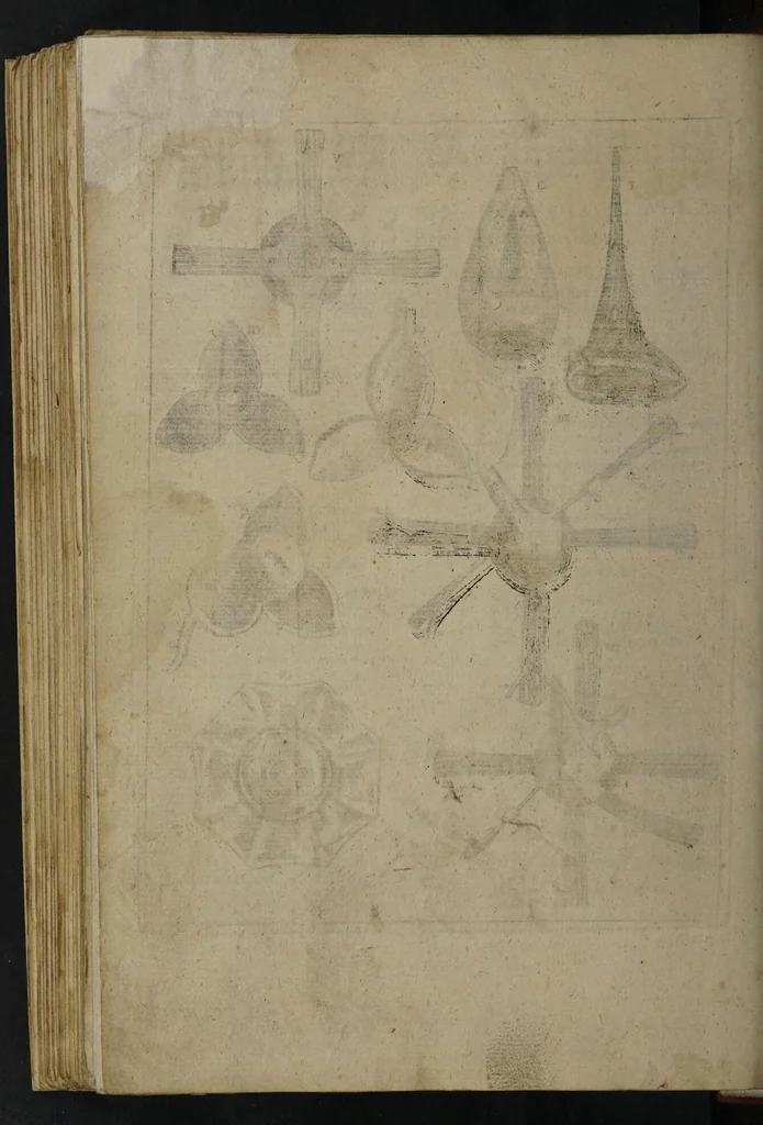 An illustration from A sure guide; or, the best and nearest way to physick and chyrurgery .... Being an anatomical description of the whol [sic] body of man, and its parts, with their respective diseases .... In six books .... / Englished by Nich. Culpeper, Gent. and W.R. doctor of the liberal arts, and of physick [i.e. William Rand]., 1657, leaf 340