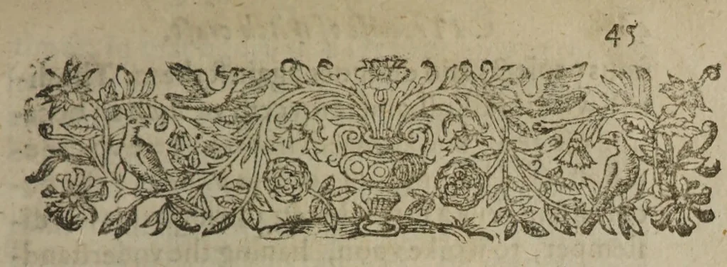 An illustration from A treatise of witchcraft : wherein sundry propositions are laid downe, plainely discouering the wickednesse of that damnable art, with diuerse other speciall points annexed, not impertinent to the same, such as ought diligently of euery Christian to be considered. With a true narration of the witchcrafts which Mary Smith, wife of Henry Smith glouer, did practise ... / By Alexander Roberts., 1616, leaf 67