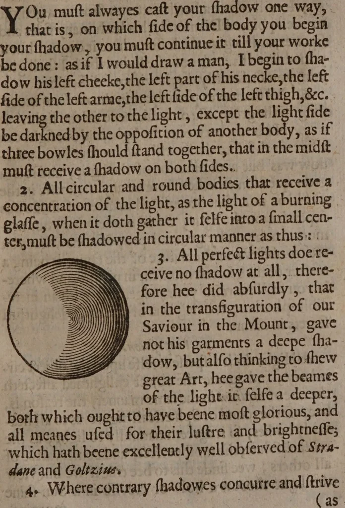An illustration from The compleat gentleman. Fashioning him absolut, in the most necessary and commendable qualities concerning minde or body, that may be required in a noble gentleman. Wherevnto is annexed a description of the order of a maine battaile or pitched field, eight severall wayes. With the art of limming and other additions newly enlarged / By Henry Peacham., 1634, leaf 323