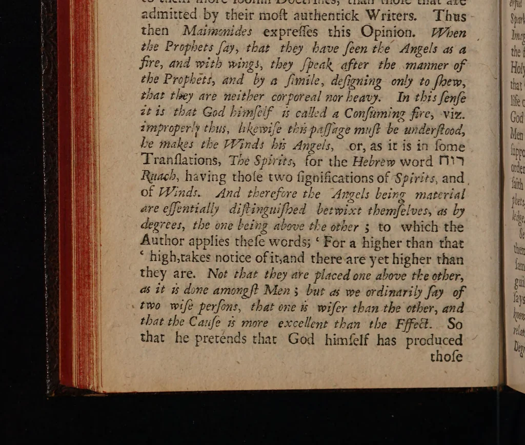 An illustration from The world bewitch'd; or, an examination of the common opinions concerning spirits: their nature, power administration, and operations. As also the effects men are able to produce by their communication / Divided into IV parts. By Balthazar Bekker ... Vol. I. Translated from a French copy. Approved of and subscribed by the author's own hand., 1695, leaf 196
