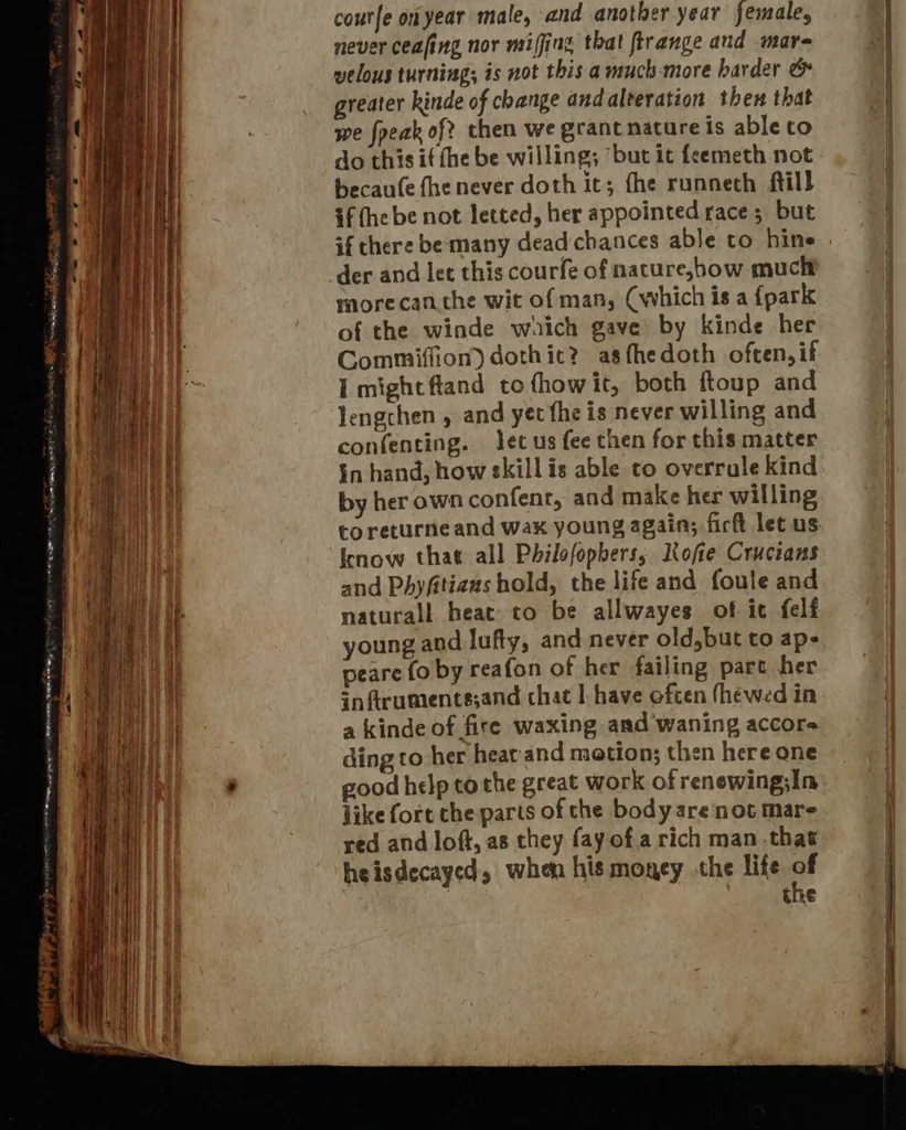 An illustration from The English physitians guide: or a holy-guide, leading the way to know all things past, present and to come : to resolve all manner of questions, viz. of pleasure, long-life, health, youth, blessednes, wisdome and vertue ... and teaching the way to change, cure and remedy all diseases ... / By J[ohn] H[eydon] Gent., 1662, leaf 558