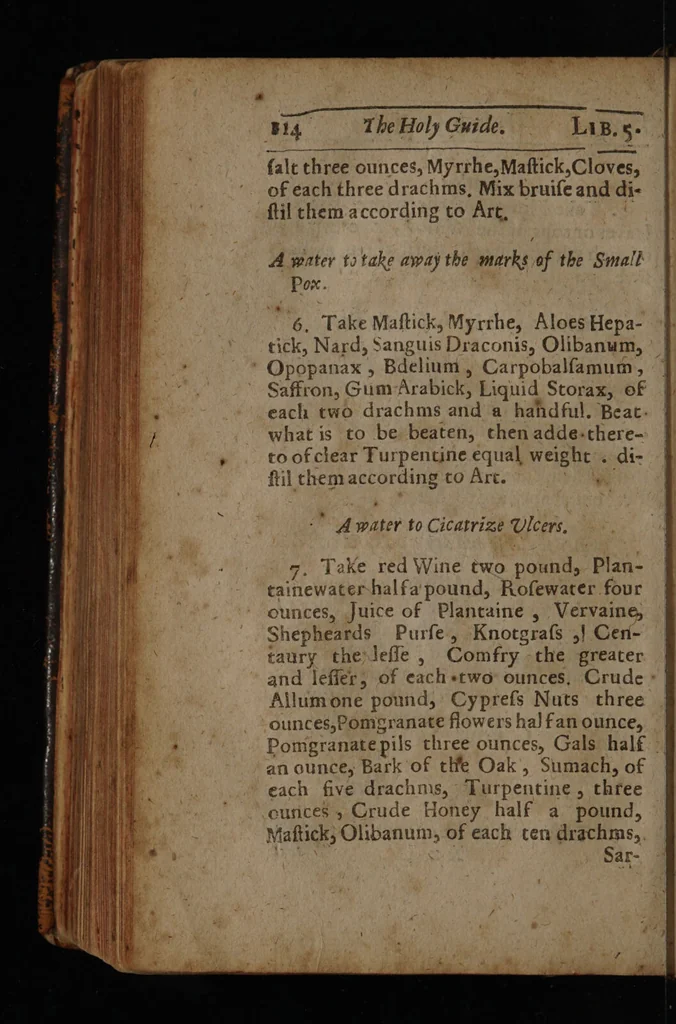 An illustration from The English physitians guide: or a holy-guide, leading the way to know all things past, present and to come : to resolve all manner of questions, viz. of pleasure, long-life, health, youth, blessednes, wisdome and vertue ... and teaching the way to change, cure and remedy all diseases ... / By J[ohn] H[eydon] Gent., 1662, leaf 828