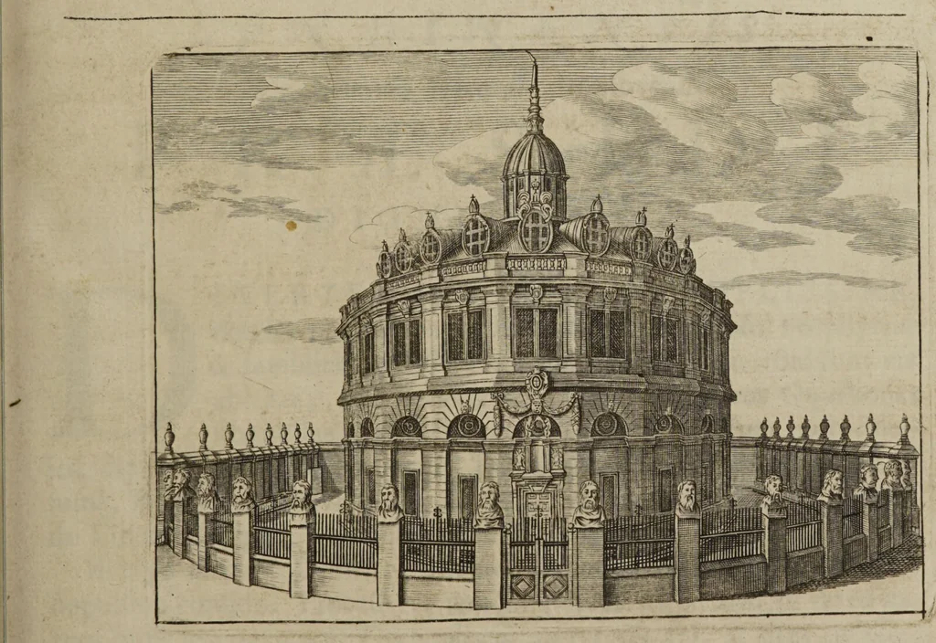 An illustration from [Iamblichi Chalkideōs tēs koilēs syrias peri mystēriōn logos] = Iamblichi Chalcidensis ex Coele-Syria. De mysteriis liber. Præmittitur Epistola Porphyrii ad Anebonem Ægyptium, eodem argumento / Thomas Gale Anglus Græce nunc primum edidit, Latine vertit, et notas adjecit., 1678, leaf 13