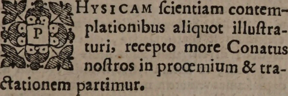 An illustration from Contemplationum physicarum ; sectiones I [-III]... / autore Marco Frederico Wendelino., 1648, leaf 27