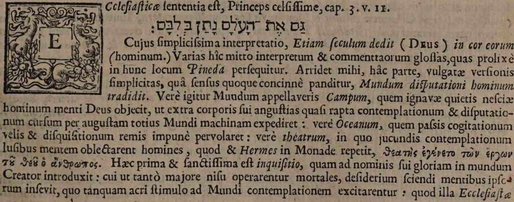 An illustration from Contemplationum physicarum ; sectiones I [-III]... / autore Marco Frederico Wendelino., 1648, leaf 271