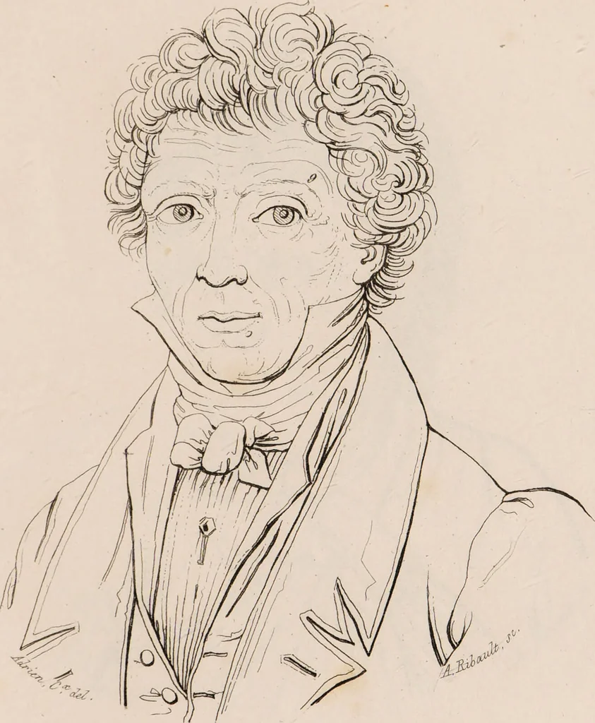 An illustration from Histoire des penchans et des sentimens de l'homme, d'après la doctrine de Gall / Par F.Ch. Ornée de vingt portraits., 1829, leaf 57