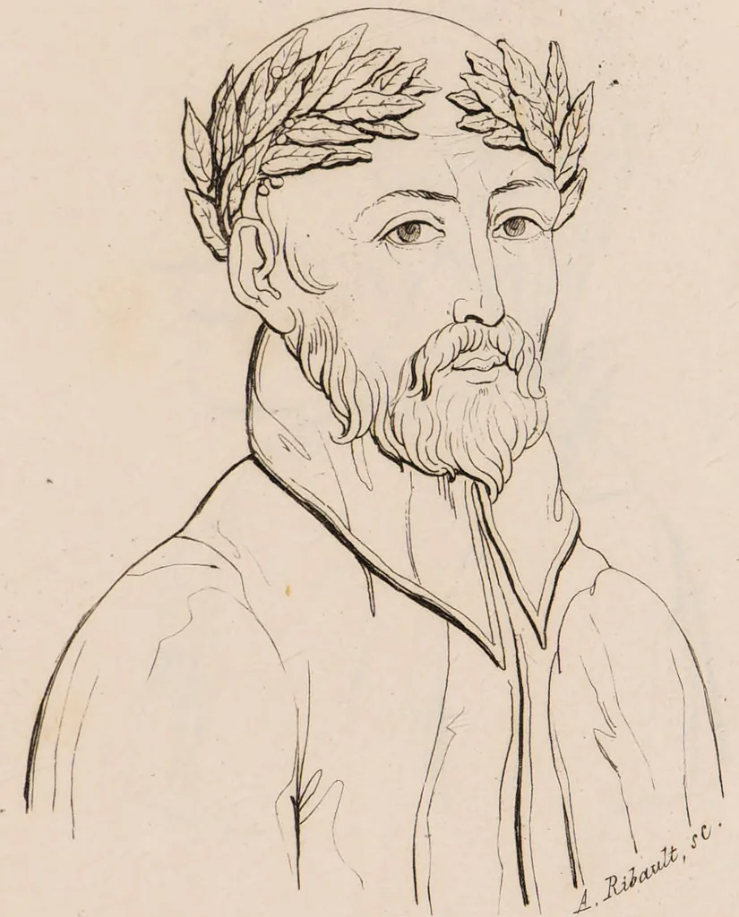 An illustration from Histoire des penchans et des sentimens de l'homme, d'après la doctrine de Gall / Par F.Ch. Ornée de vingt portraits., 1829, leaf 69