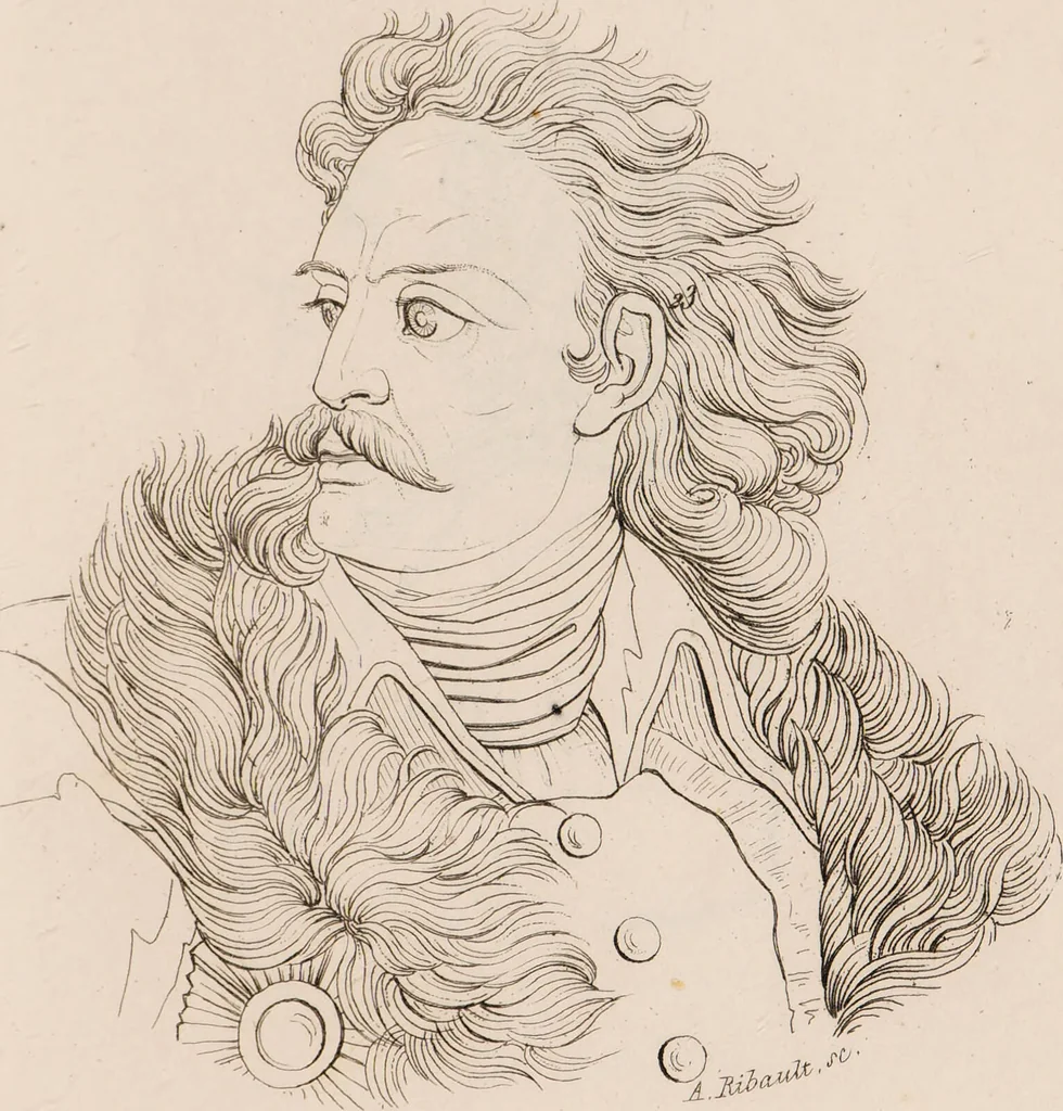 An illustration from Histoire des penchans et des sentimens de l'homme, d'après la doctrine de Gall / Par F.Ch. Ornée de vingt portraits., 1829, leaf 79