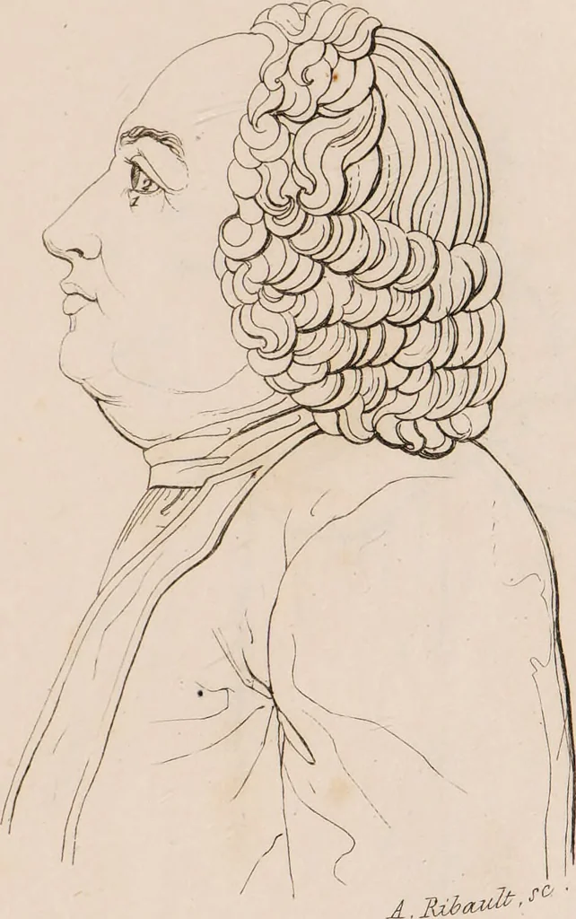An illustration from Histoire des penchans et des sentimens de l'homme, d'après la doctrine de Gall / Par F.Ch. Ornée de vingt portraits., 1829, leaf 81