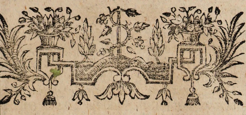 An illustration from Delarvatio tincturae philosophorum, das ist: kurtze und einfältige Erklährung des lapidis Benedicti. Worinnen die hieroglyphica Nomina Philosophorum obscura, welche die Philosophi aenigmatisch beschrieben, klar und deutlich gemachet / durch einen der wahren Philosophie Liebhabern entdecket und erkläret, der in der Wahrheit genuine Feuer-Arbeit liebet, und da es wohl heissen mag: Aut hic, aut nusquam. [Anon]., 1769, leaf 17