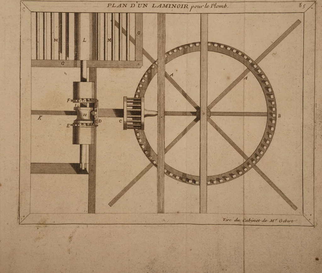 An illustration from Description abregée des principaux arts et metiers et des instrumens qui leurs sont propres. Le tout détaillée par figures / [Anon]., 1743, leaf 109