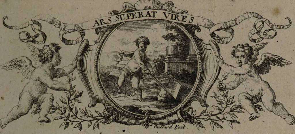 An illustration from Description abregée des principaux arts et metiers et des instrumens qui leurs sont propres. Le tout détaillée par figures / [Anon]., 1743, leaf 15