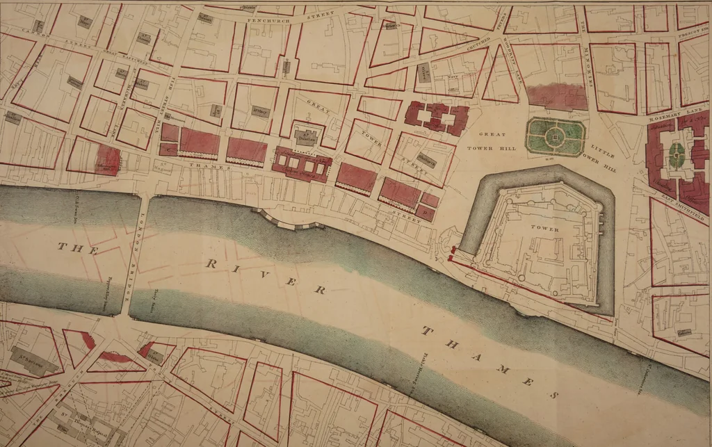 An illustration from London and Westminster improved, illustrated by plans : to which is prefixed, a discourse on publick magnificence; with observations on the state of arts and artists in this kingdom, wherein the study of the polite arts is recommended as necessary to a liberal education: concluded by some proposals relative to places not laid down in the plans / By John Gwynn., 1766, leaf 159
