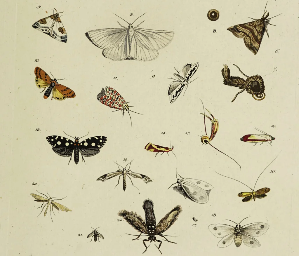 An illustration from Dr. Sulzers Abgekürtze Geschichte der Insecten. Nach dem Linaeischen System / [Johann Heinrich Sulzer]., 1776, leaf 401
