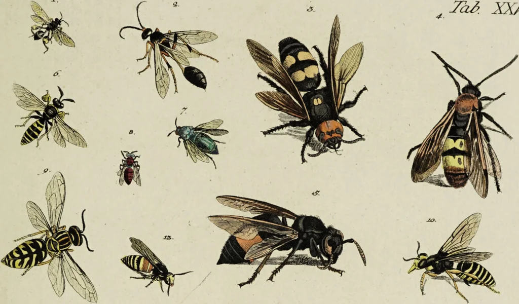 An illustration from Dr. Sulzers Abgekürtze Geschichte der Insecten. Nach dem Linaeischen System / [Johann Heinrich Sulzer]., 1776, leaf 417