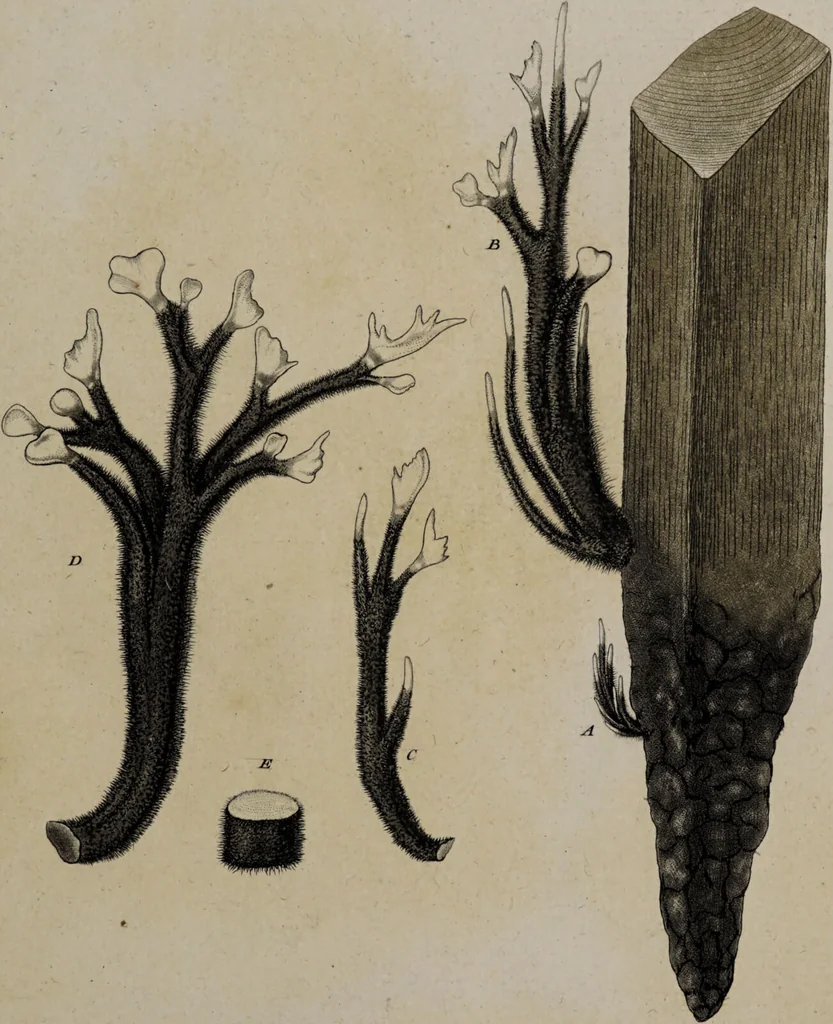 An illustration from [Herbier de la France, ou collection complette des plantes indigènes de ce royaume] / [Pierre Bulliard]., 1780, leaf 107