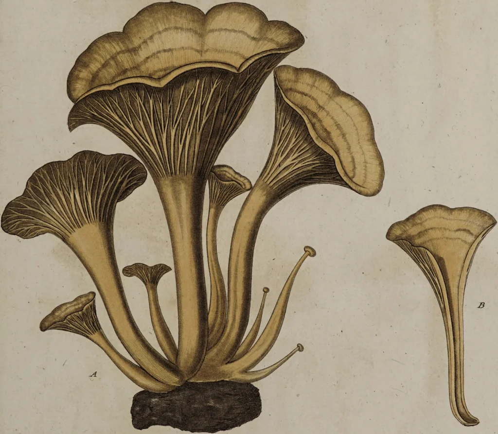 An illustration from [Herbier de la France, ou collection complette des plantes indigènes de ce royaume] / [Pierre Bulliard]., 1780, leaf 225
