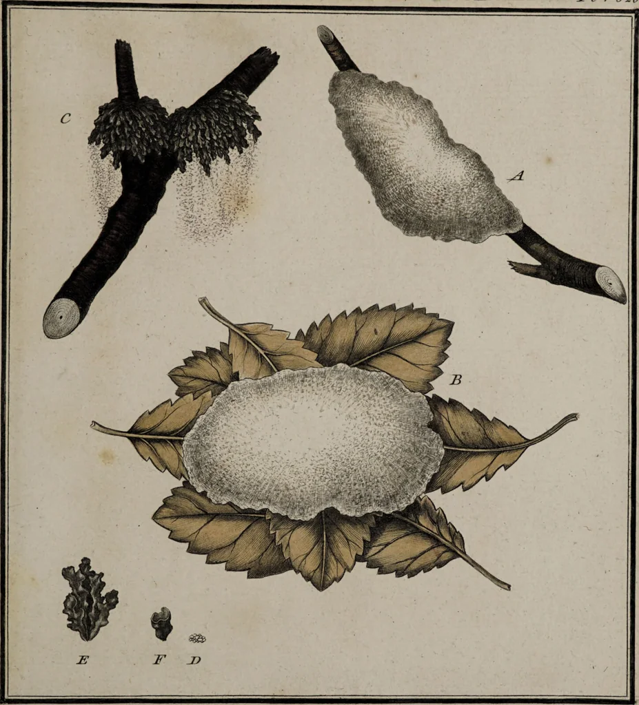 An illustration from [Herbier de la France, ou collection complette des plantes indigènes de ce royaume] / [Pierre Bulliard]., 1780, leaf 25