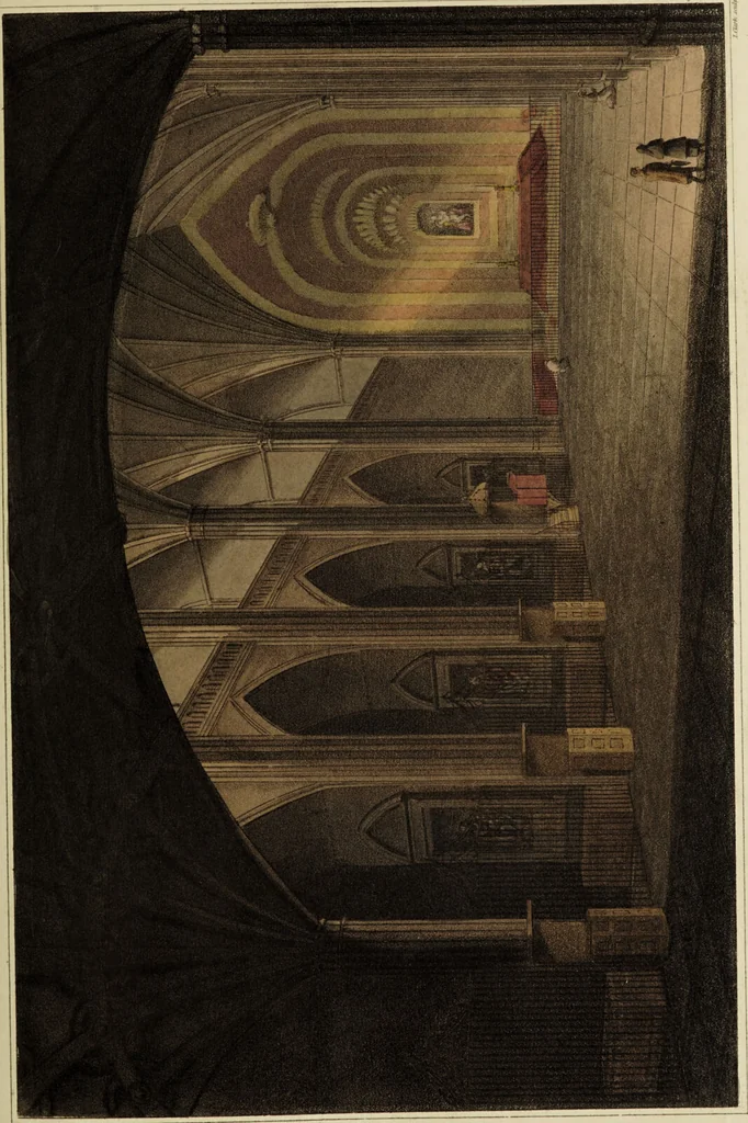 An illustration from Sketches of the country, character, and costume, in Portugal and Spain, made during the campaign, and on the route of the British army, in 1808 and 1809 / Engraved and coloured from the drawings by the Rev. William Bradford ... ; with incidental illustration, and appropriate descriptions, of each subject., 1809, leaf 119