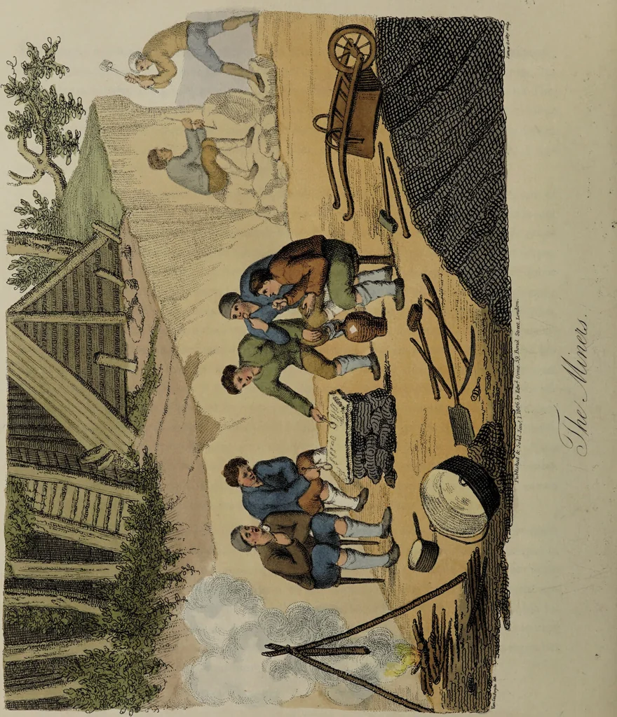 An illustration from Italian scenery; representing the manners, customs, and amusements of the different states of Italy / containing thirty-two coloured engravings by James Godby, from the original drawings by P. van Lerberghi. The narrative by M. Buonaiuti., 1806, leaf 134