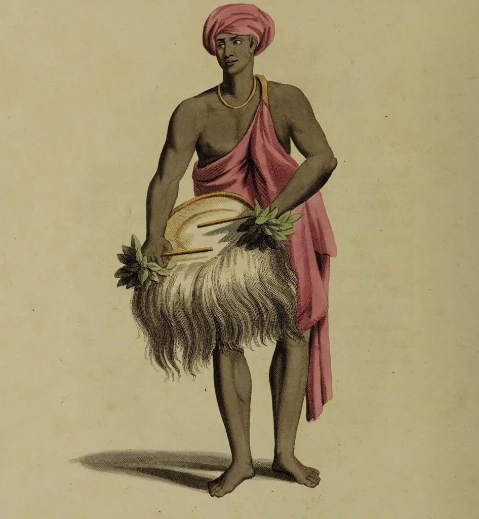 An illustration from The costume of Hindostan, elucidated by sixty coloured engravings / with descriptions in English and French, taken in the years 1798 and 1799. By Balt. Solvyns, of Calcutta., 1804, leaf 240