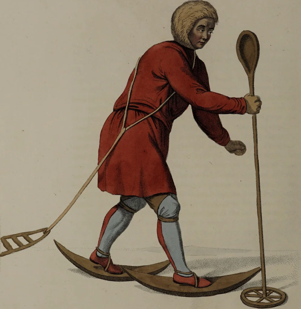 An illustration from The costume of the Russian Empire, illustrated by a series of seventy-three engravings / With descriptions in English and French., 1803, leaf 100