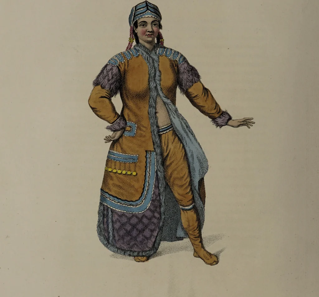 An illustration from The costume of the Russian Empire, illustrated by a series of seventy-three engravings / With descriptions in English and French., 1803, leaf 192