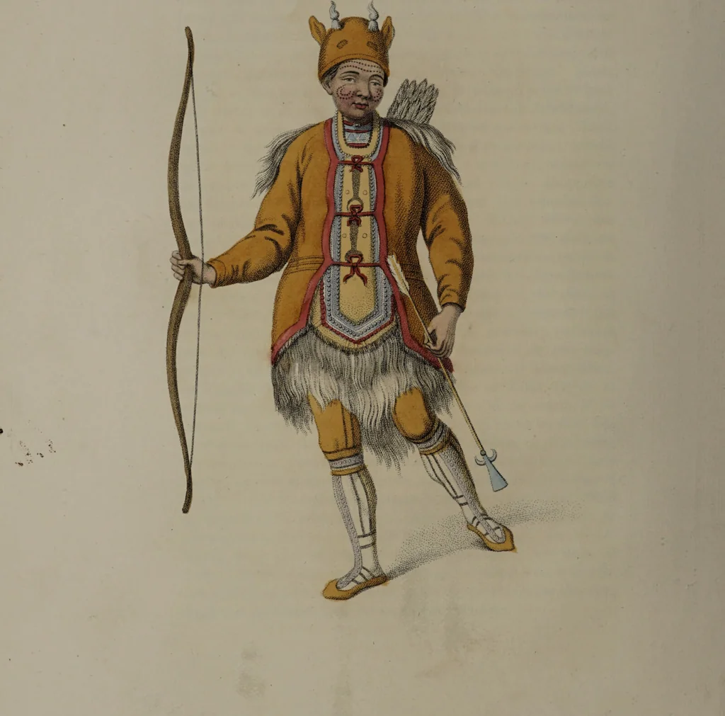An illustration from The costume of the Russian Empire, illustrated by a series of seventy-three engravings / With descriptions in English and French., 1803, leaf 208
