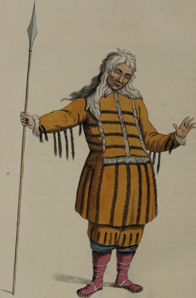 An illustration from The costume of the Russian Empire, illustrated by a series of seventy-three engravings / With descriptions in English and French., 1803, leaf 240