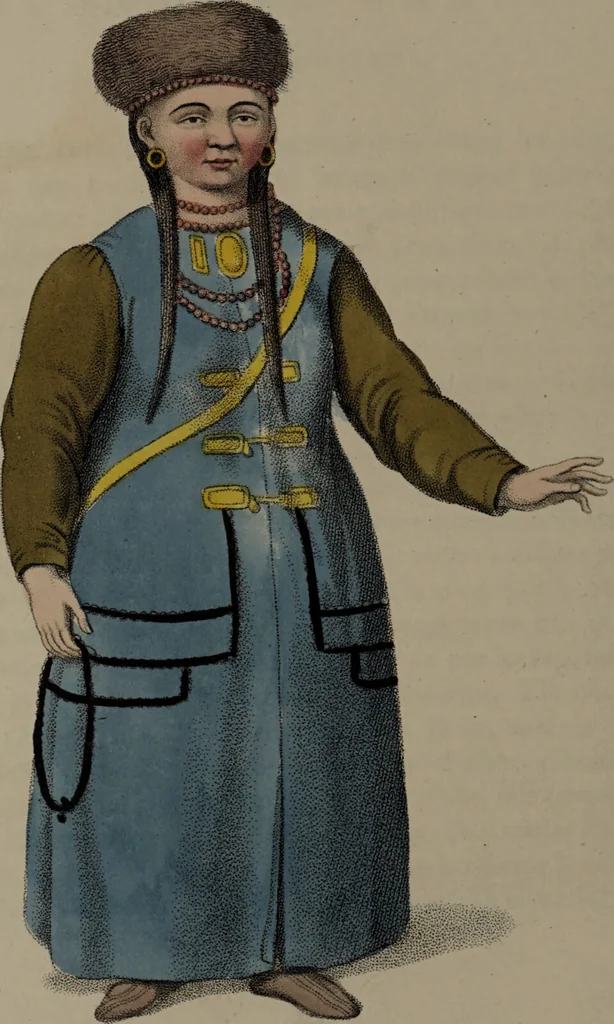 An illustration from The costume of the Russian Empire, illustrated by a series of seventy-three engravings / With descriptions in English and French., 1803, leaf 284