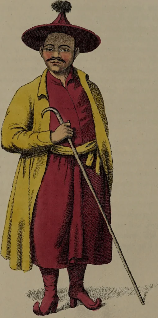 An illustration from The costume of the Russian Empire, illustrated by a series of seventy-three engravings / With descriptions in English and French., 1803, leaf 288