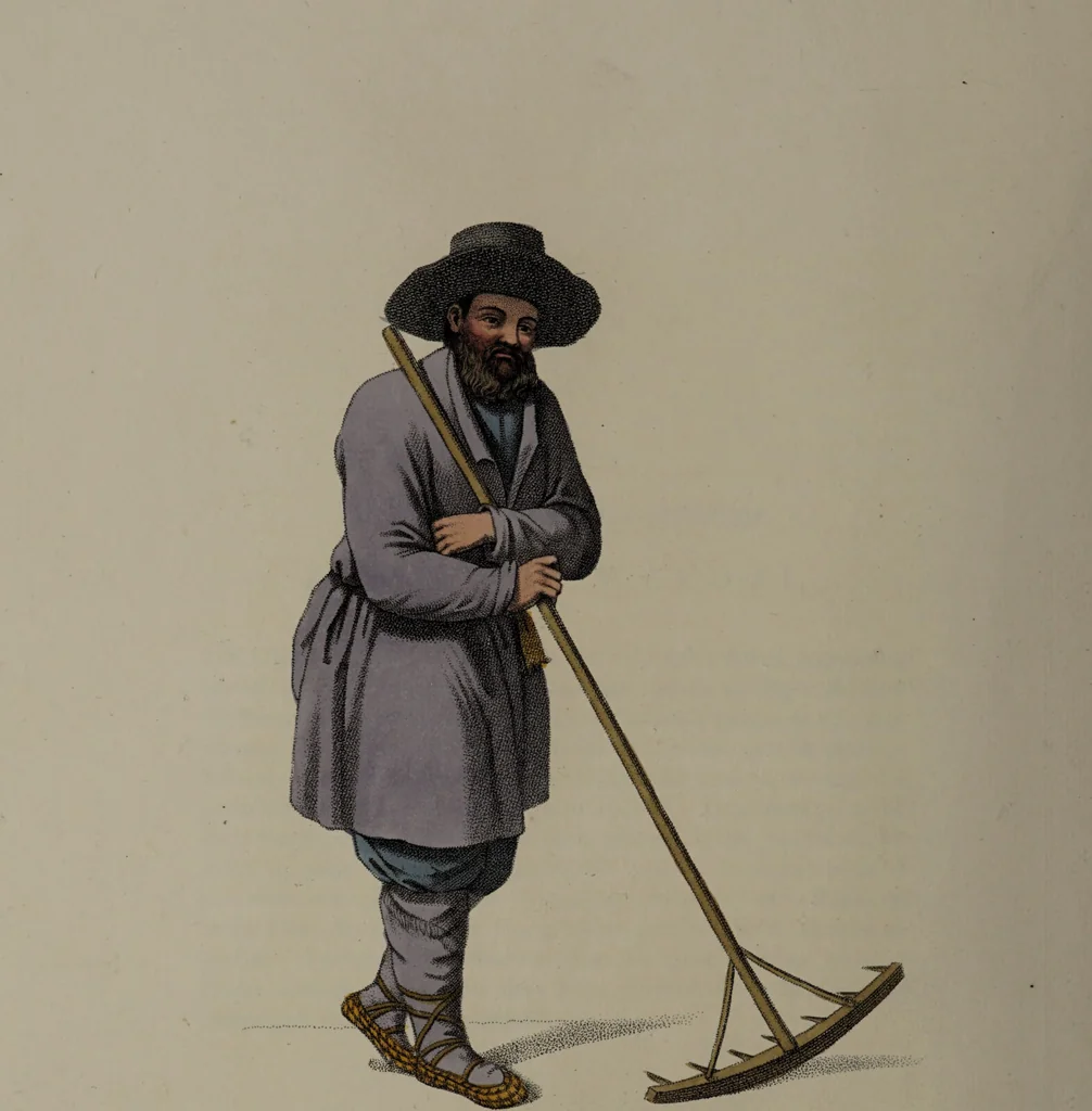 An illustration from The costume of the Russian Empire, illustrated by a series of seventy-three engravings / With descriptions in English and French., 1803, leaf 316
