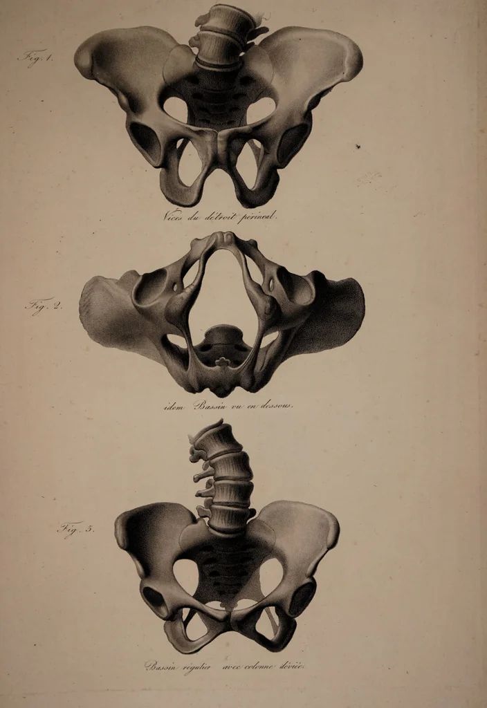 An illustration from Nouvelles démonstrations d'accouchemens. Avec des planches en taille-douce, accompagnées d'un texte raisonné, propre à en faciliter l'explication ... / Par J.-P. Maygrier., 1822, leaf 53