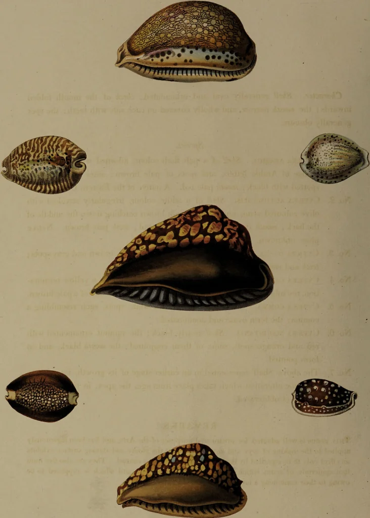 An illustration from Conchology, or the natural history of shells: containing a new arrangement of the genera and species. Illustrated by coloured engravings executed from the natural specimens, and including the latest discoveries / By George Perry., 1811, leaf 94