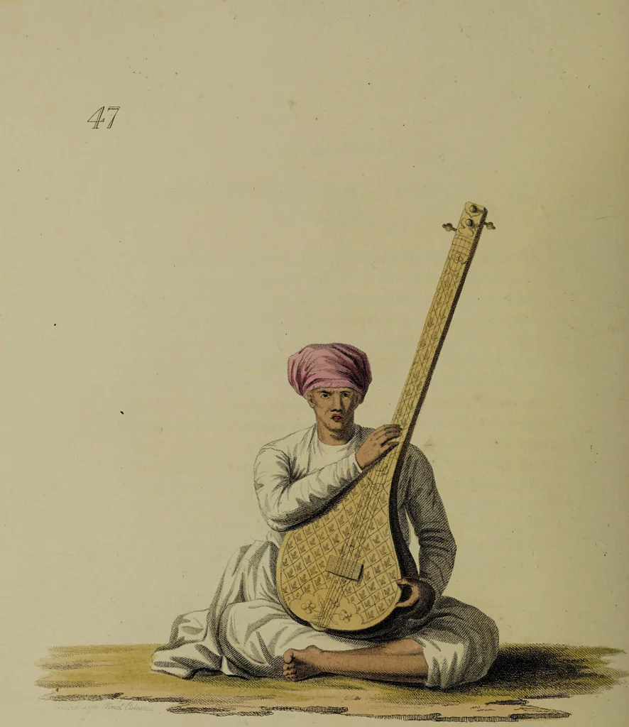 An illustration from The costume of Indostan, elucidated by sixty coloured engravings; with descriptions in English and French, taken in the years 1798 and 1799 / By Balt. Solvyns., 1804, leaf 204