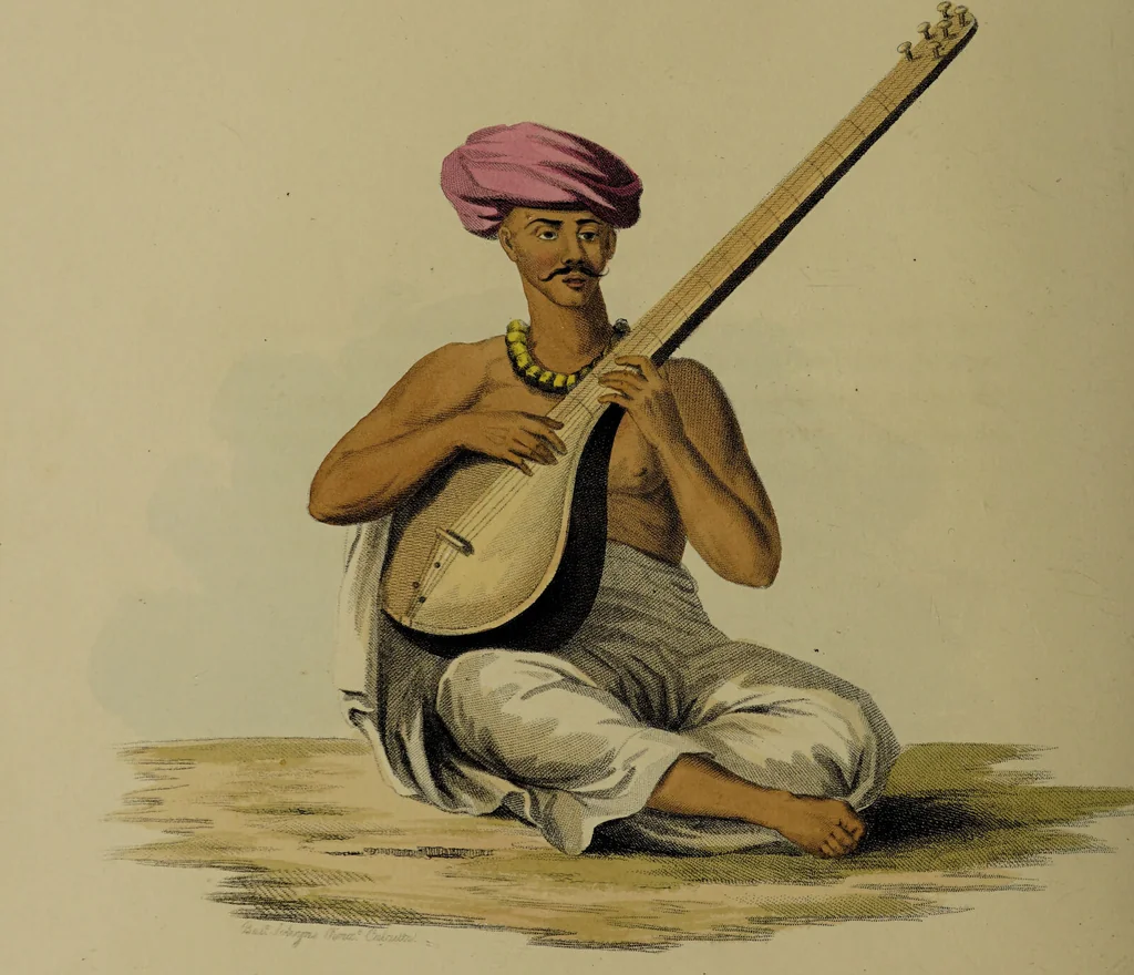 An illustration from The costume of Indostan, elucidated by sixty coloured engravings; with descriptions in English and French, taken in the years 1798 and 1799 / By Balt. Solvyns., 1804, leaf 208