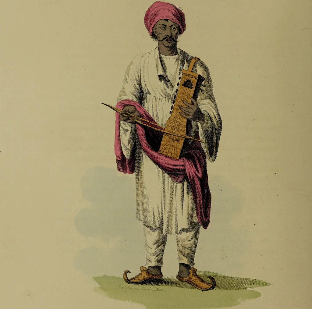 An illustration from The costume of Indostan, elucidated by sixty coloured engravings; with descriptions in English and French, taken in the years 1798 and 1799 / By Balt. Solvyns., 1804, leaf 220